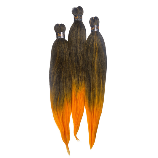 1b/Orange Braiding Hair