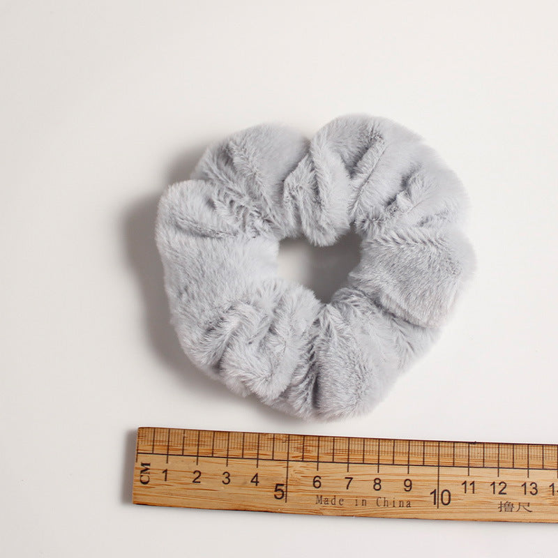 Girly Cute Plush Hair Tie