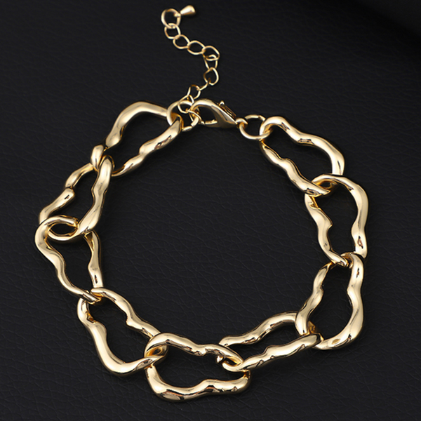 Simple Versatile High-end Gold-plated Bracelet