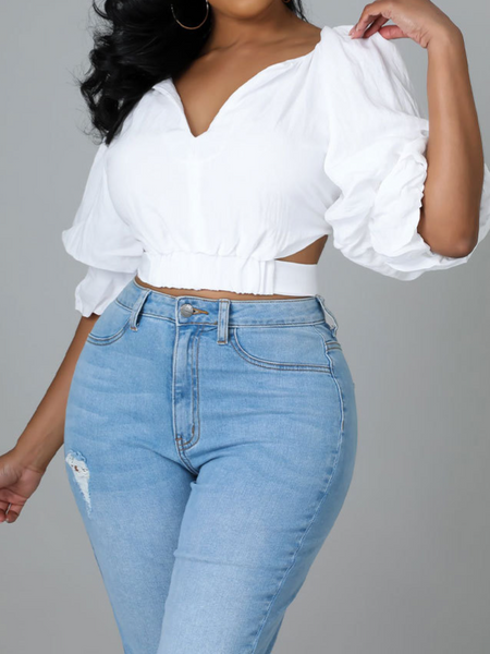 Sexy Women's Loose Short Shirt