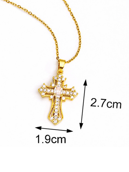 Vintage Cross Necklace