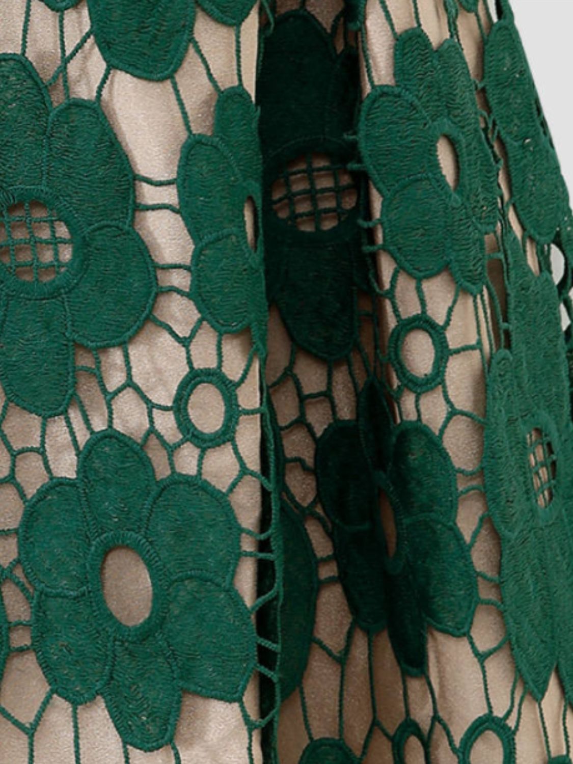 Floral Lace A-Line Skirt