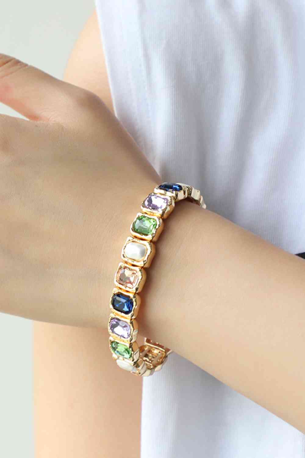 Multicolored Gemstone Bracelet