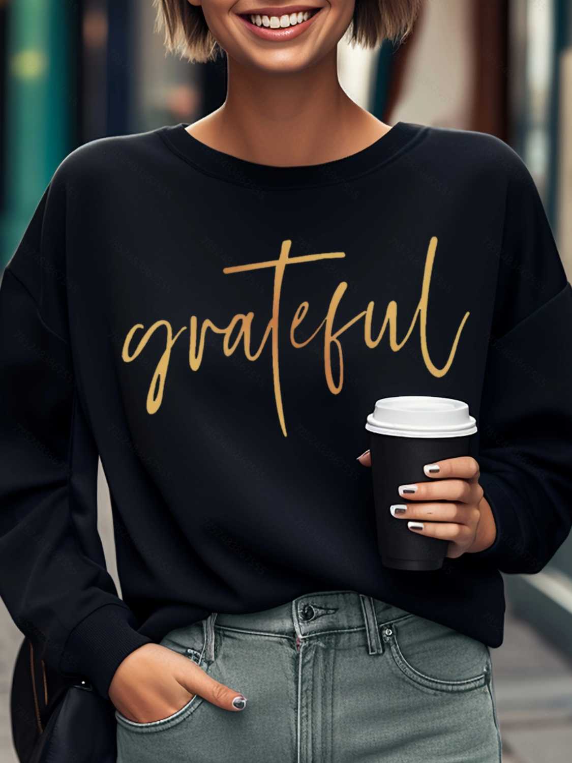 Elegant Grateful Sweatshirt