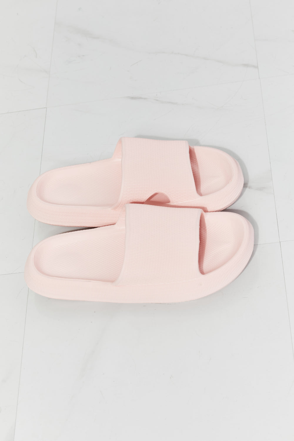 Blush Pink Comfy Open Toe Slides