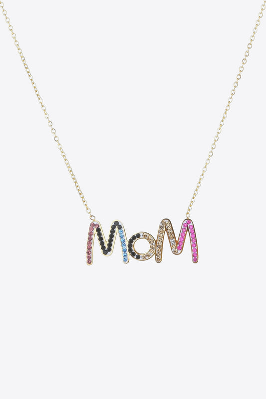 MOM Multicolored Gem Necklace