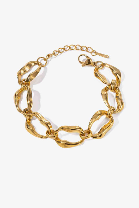 18K Gold-Plated Chain Bracelet